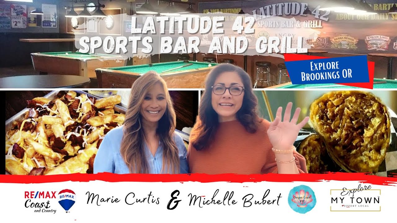 Explore My Town-Brookings, Oregon | Latitude 42 Bar & Grill