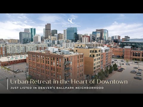 Dream Urban Retreat within the Stadium Lofts in Denver's Ballpark Neighborhood