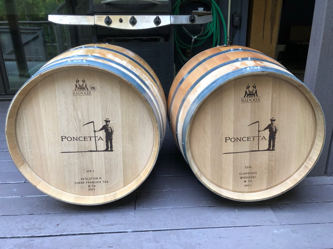 Wine Making - Poncetta Cellars established 2002