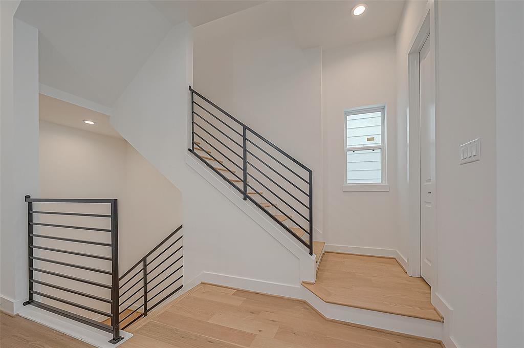 staircase and landing in a new home