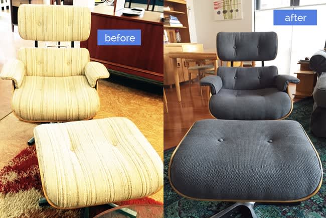 Before and After | Plycraft Recliner