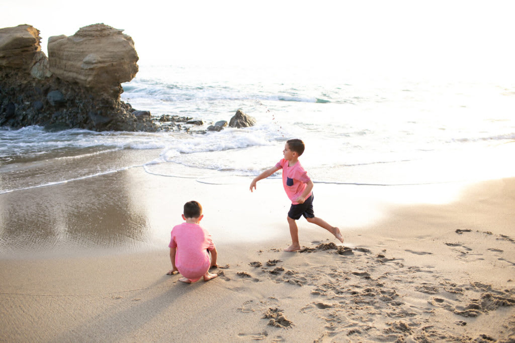 Clear water and reefs at Diver’s Cove beach in Laguna Beach