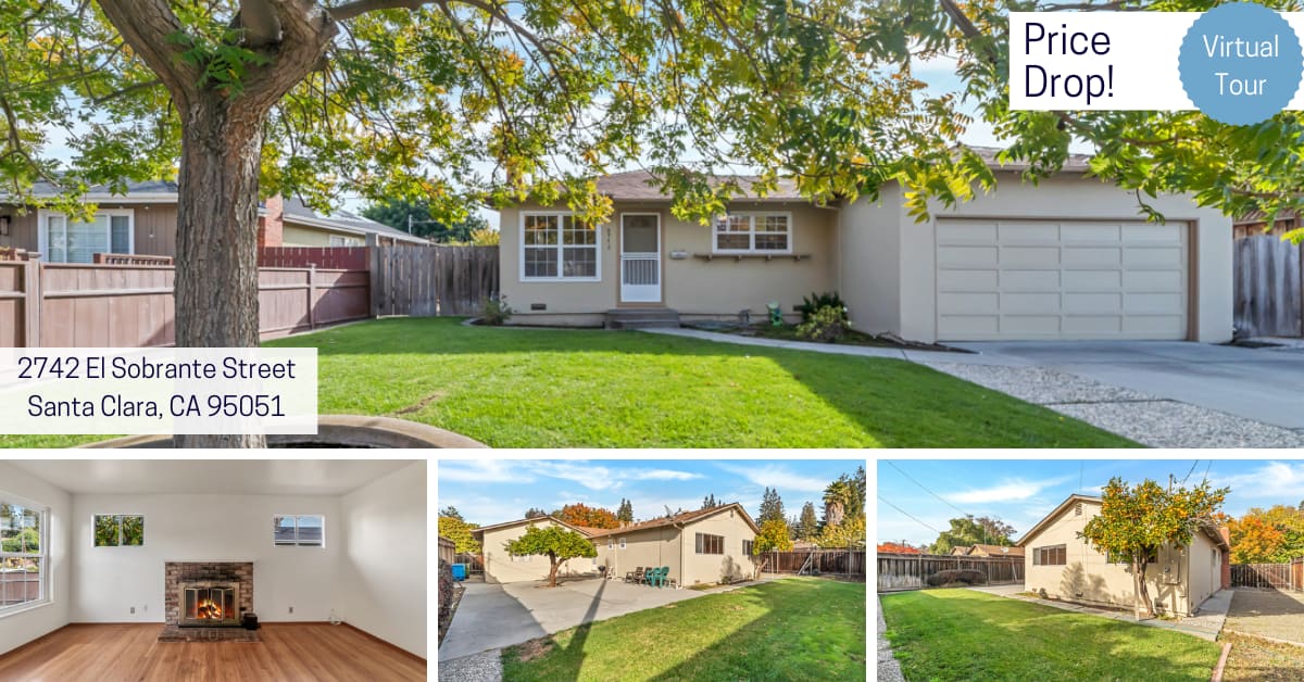 *$100K Price Drop! 3-Bedroom Fixer in Fantastic Santa Clara Neighborhood - Just 3 Miles From Apple Campus!