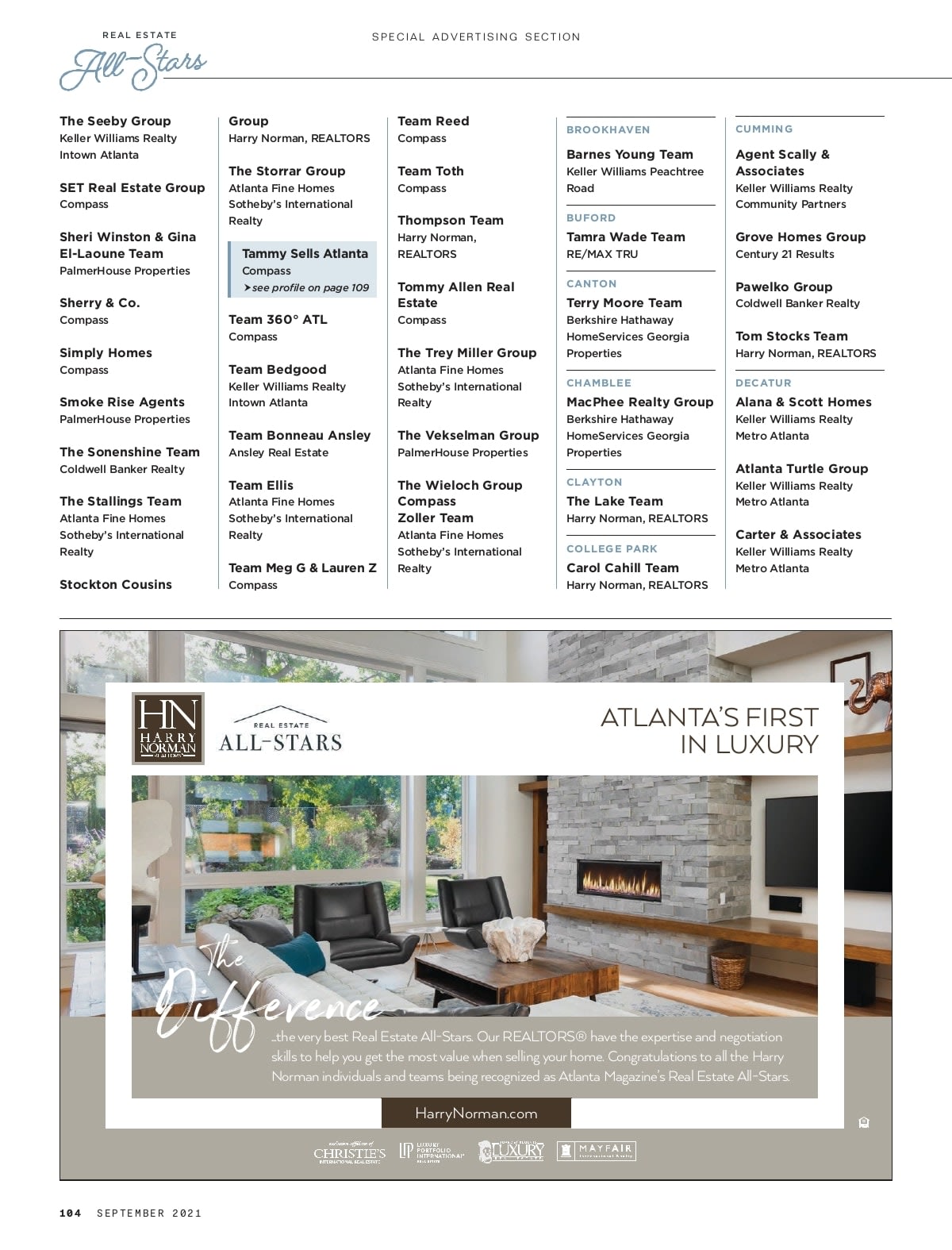 Atlanta Magazine's HOME Fall 2021