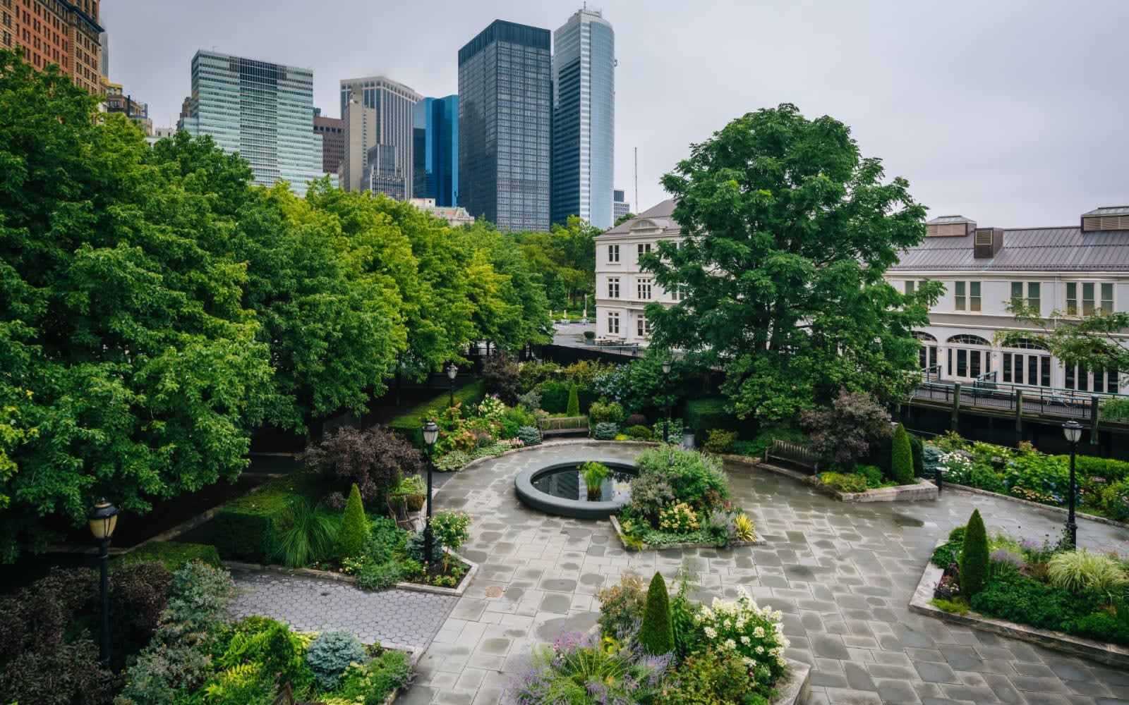 Garden in Battery Park, NYC