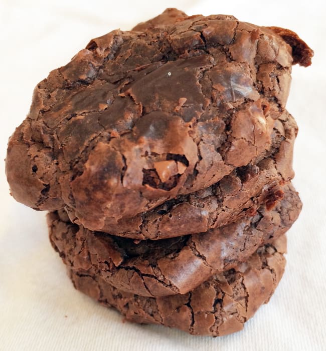 Flourless Salted Chocolate Cookies