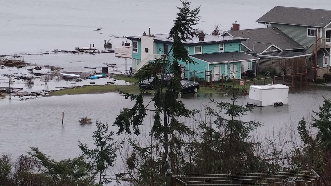 Storm impacts: Homes, businesses flooded across western Washington