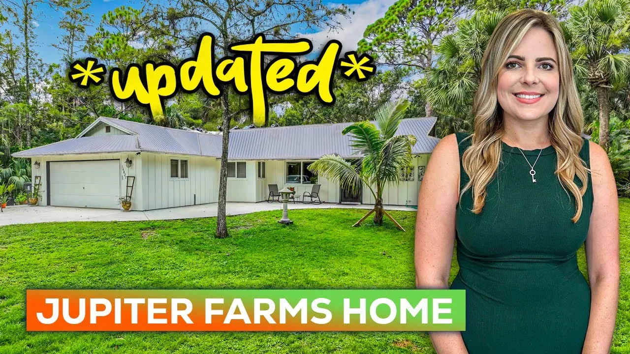 Jupiter Farms Home Tour - With Brand New 2023 Roof! SOLD