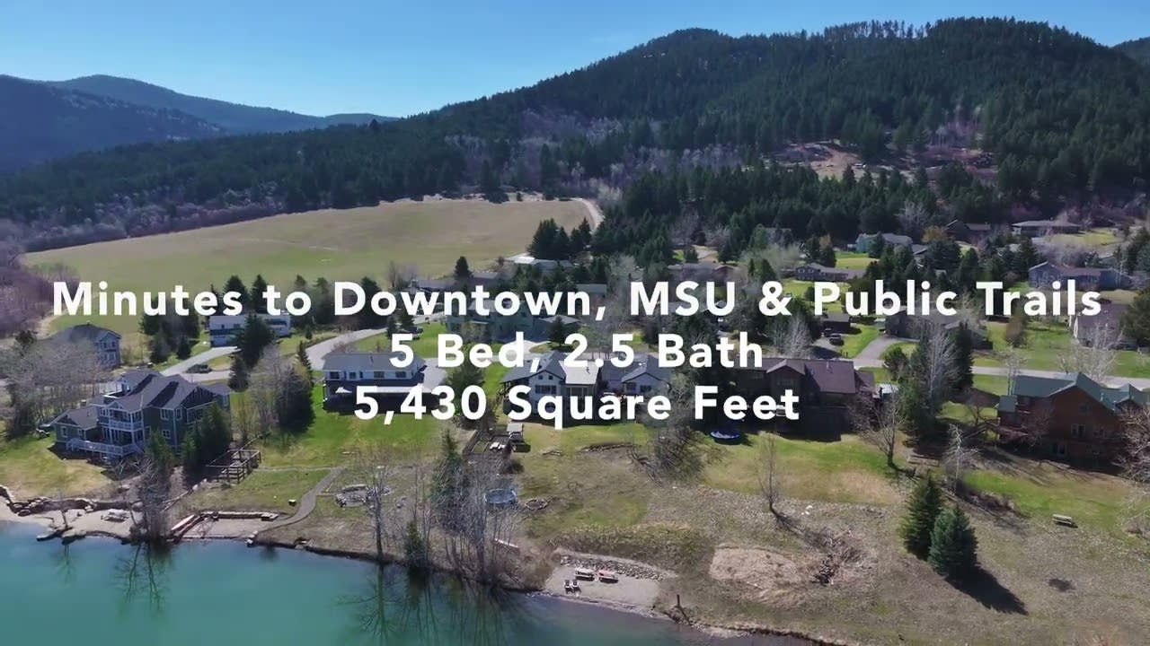 Gorgeous Montana Property w. Private Beach | 7015 Bristol Lane | Bozeman, MT | Offered at $2,750,000