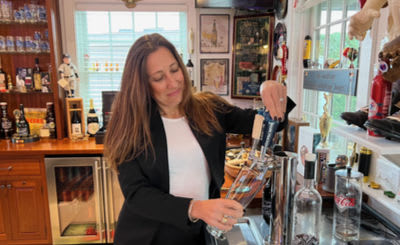 Cold Beer on Tap in the Spectacular Game Room at 78 Milk Street, Nantucket MA