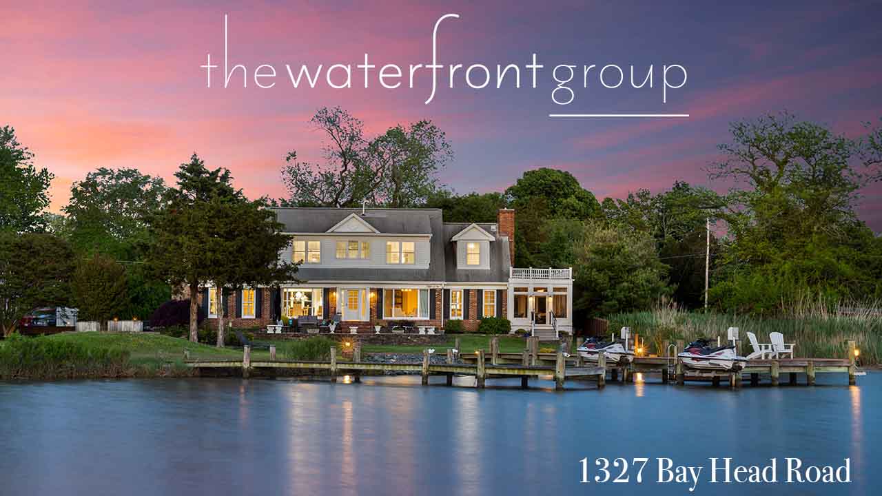 Picturesque sunset views on the Little Magothy River - 1327 Bay Head Road, Annapolis, Maryland