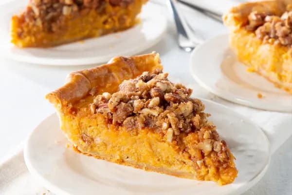 SWEET POTATO PECAN PIE