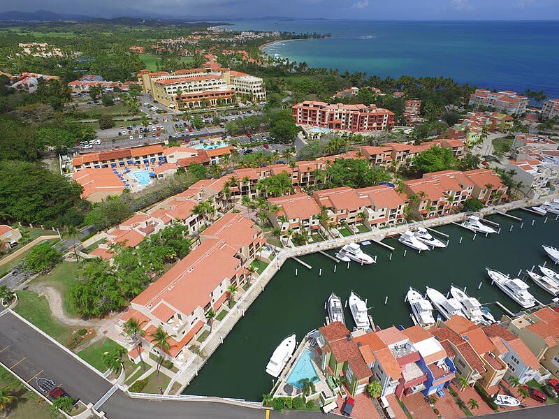 Aerial shot of Palmas Del Mar