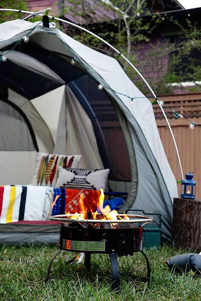 backyard campout