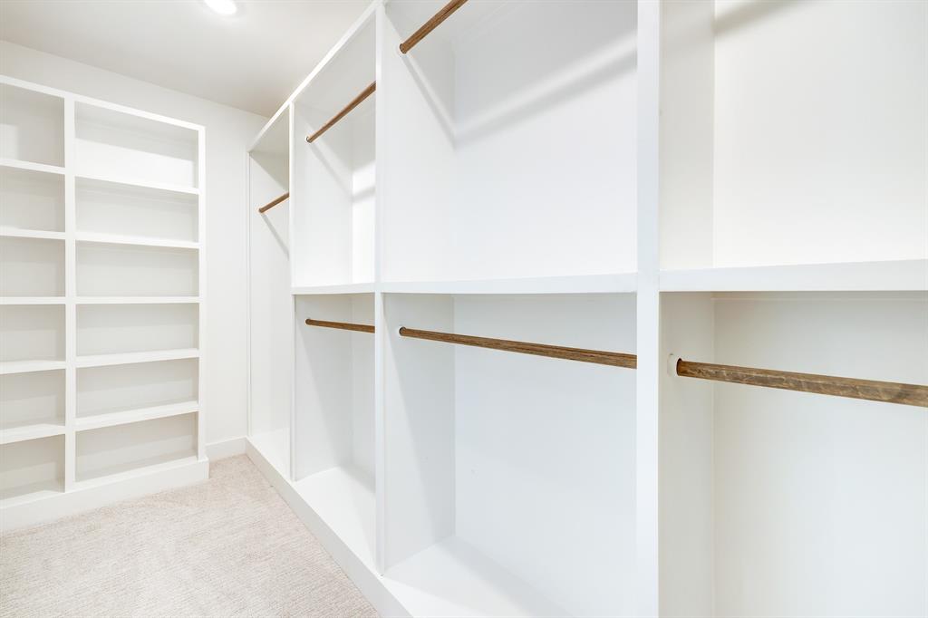 Large walk-in closet 