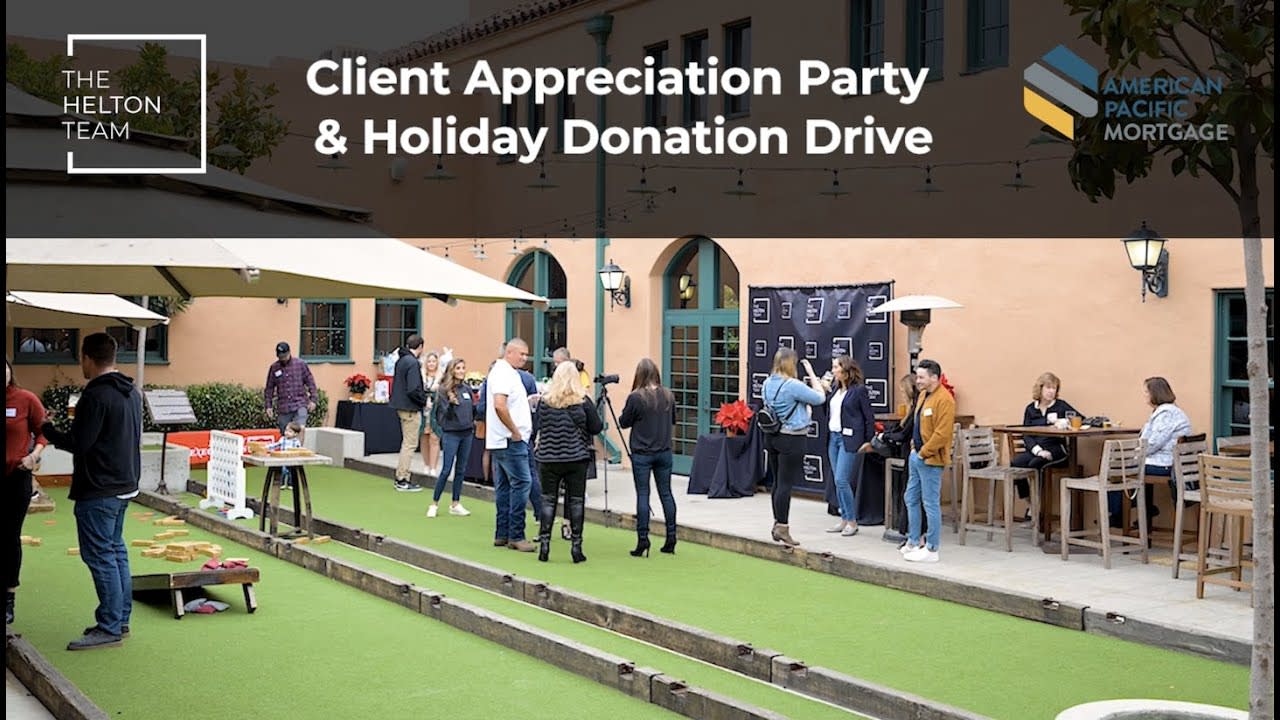 2021 Client Appreciation Party & Holiday Donation Drive