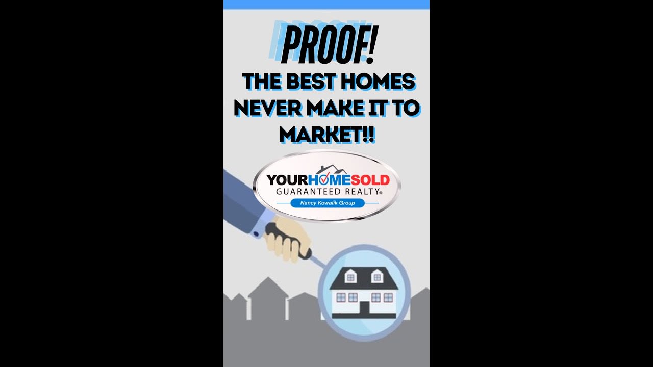 PROOF! The best homes never make it to market!!