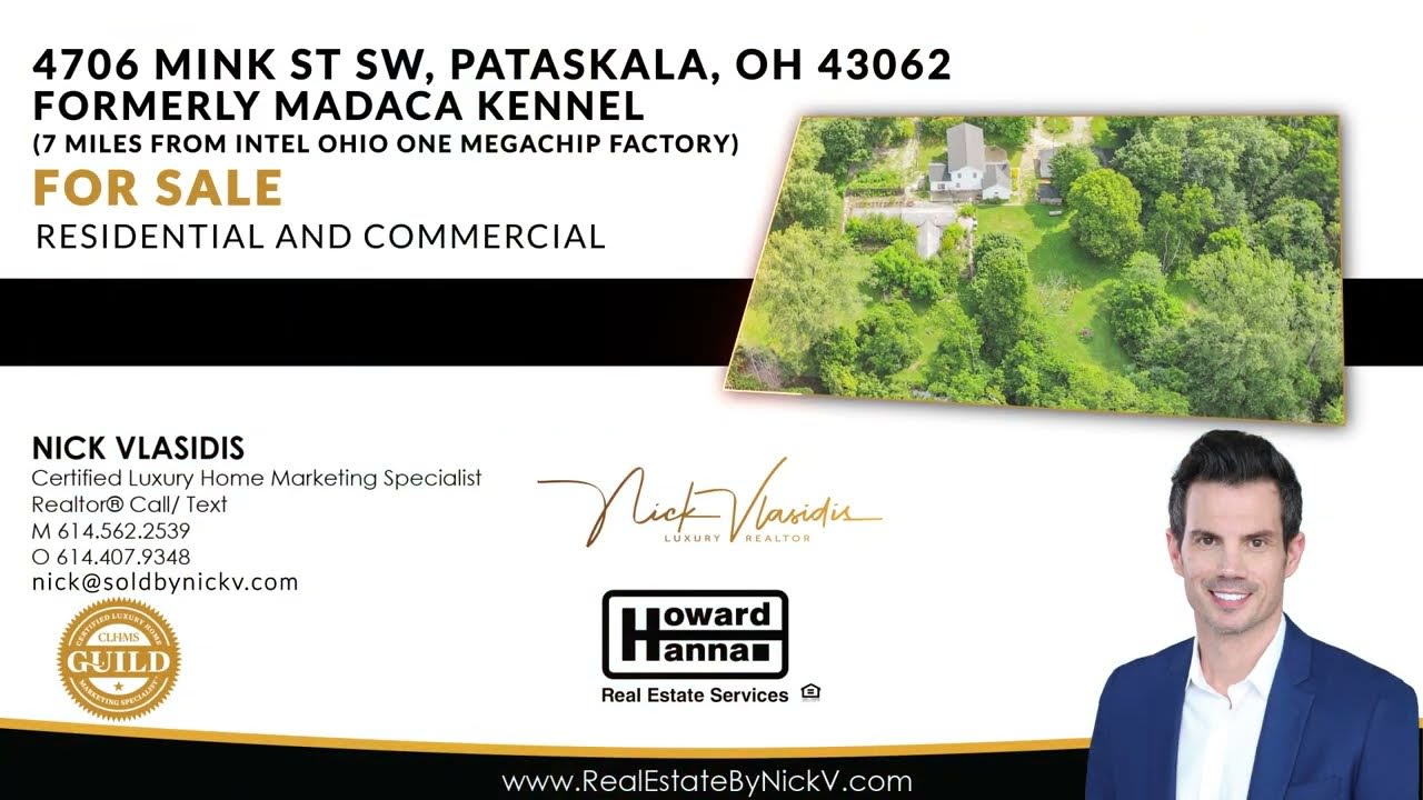 4706 Mink St SW, Pataskala, OH 43062 formerly Madaca Kennel near INTEL New Albany