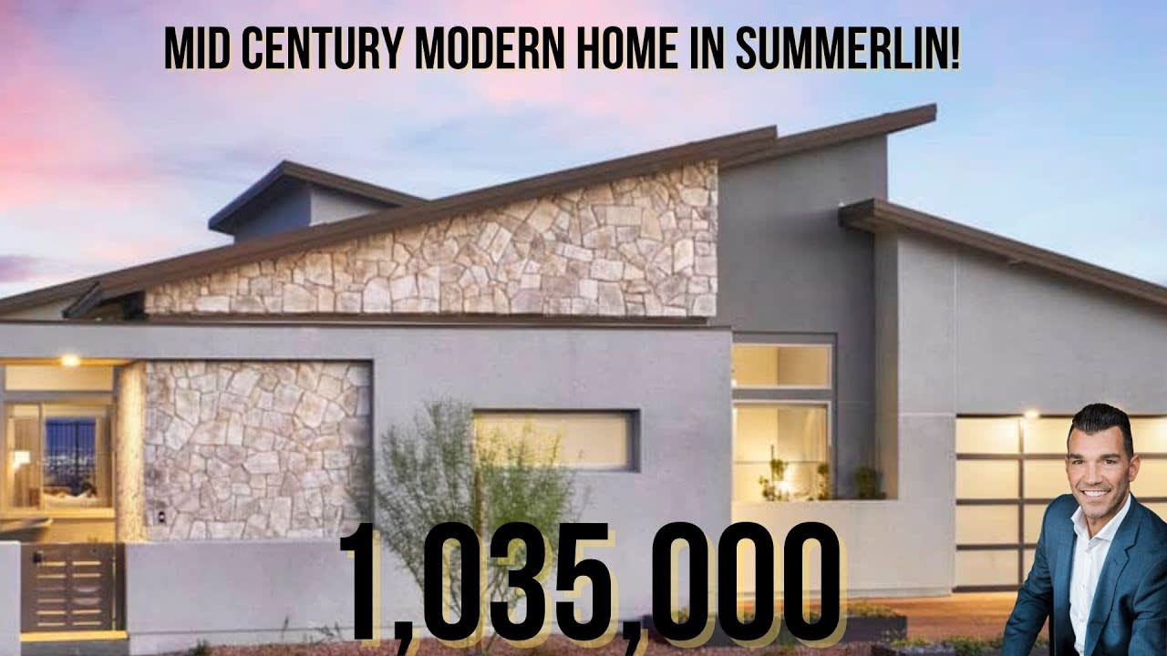 Mid Century Modern Home For Sale in Las Vegas!