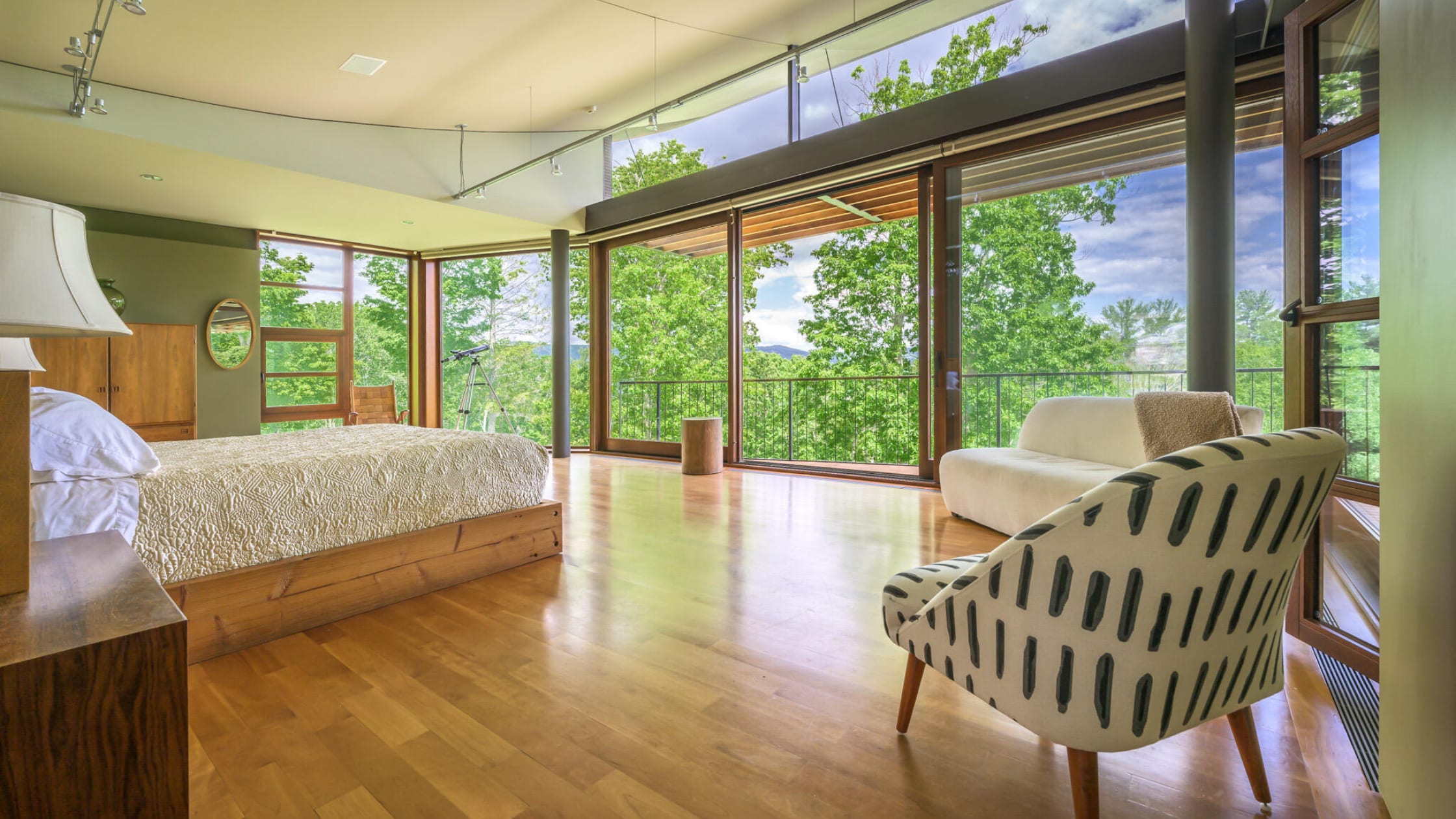 master bedroom - 250 Long Pond Road - stone house properties