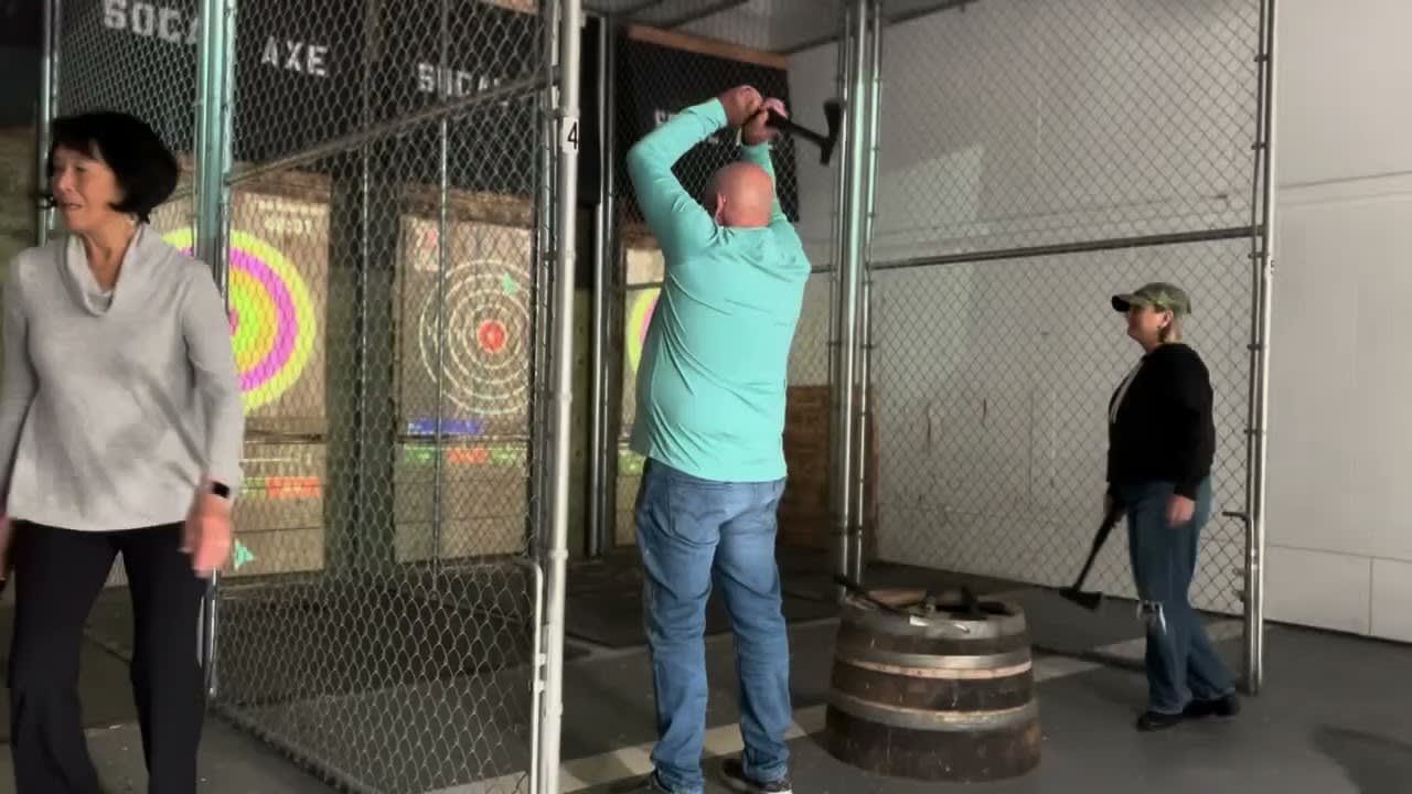 Axe Throwing Client Appreciation