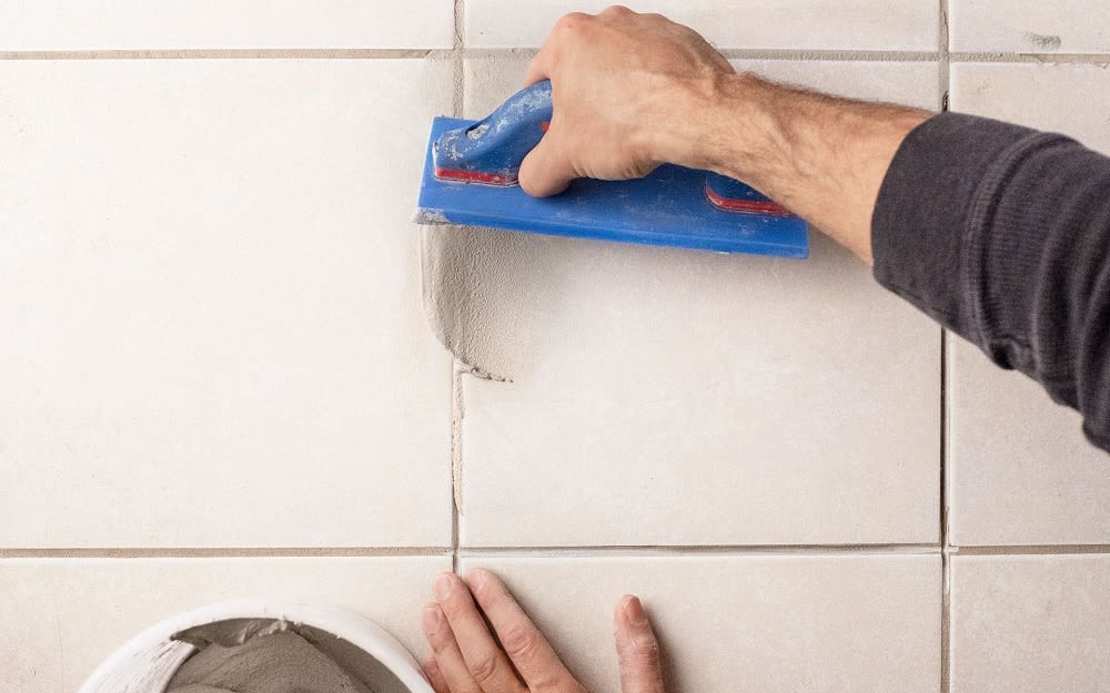 Re-grout tubs and showers