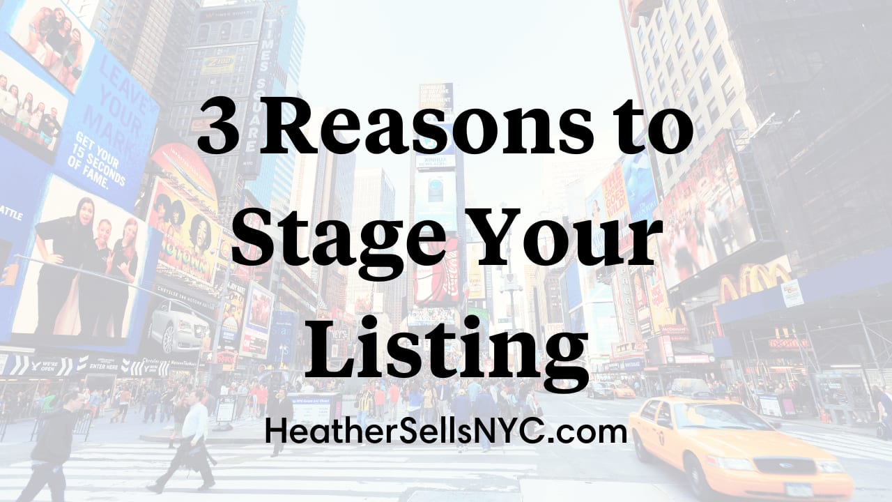 3 Reason to Stage Your Listing