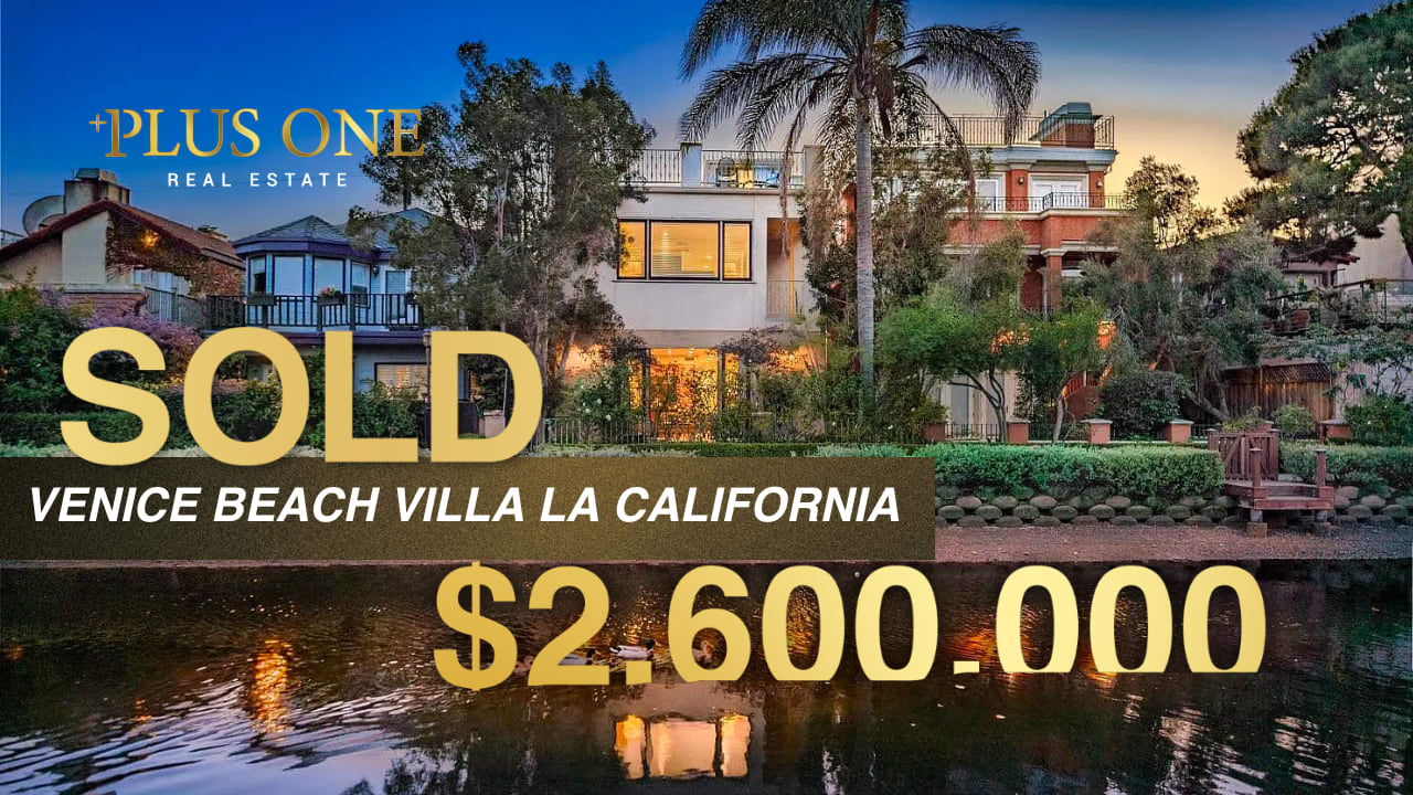 SOLD by Josh Reef - $2,600,000 Venice Beach Villa Los Angeles California