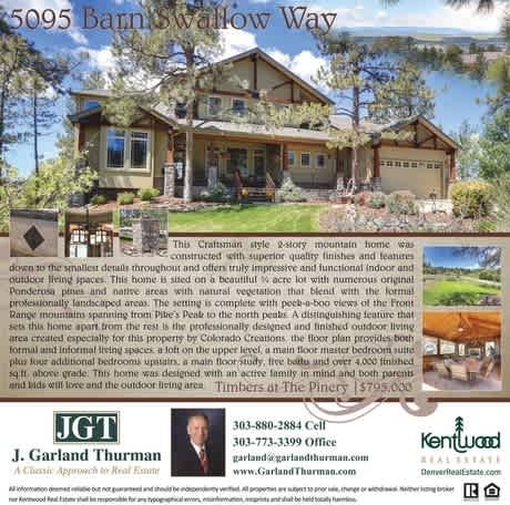 5095 Barn Swallow Way in the Timbers at the Pinery, Parker, Colorado 80134