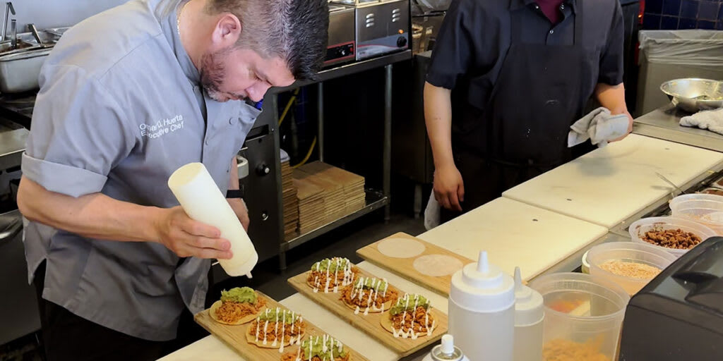 Chef Omar Huerta at Calavera