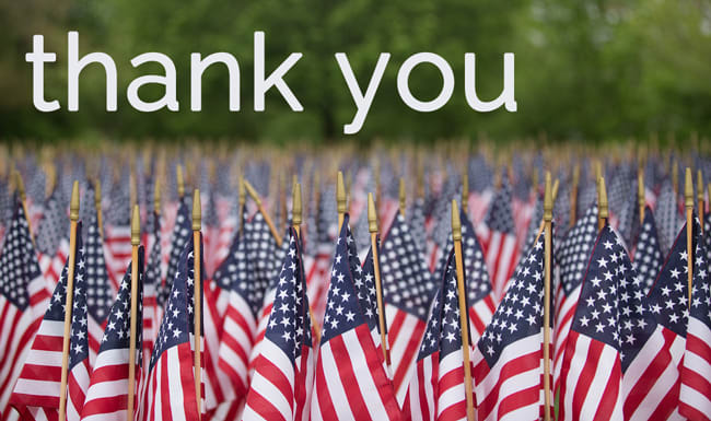 Thank You Veterans!