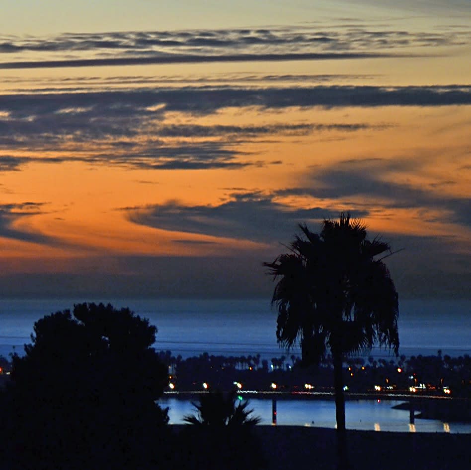 a sunset in san diego