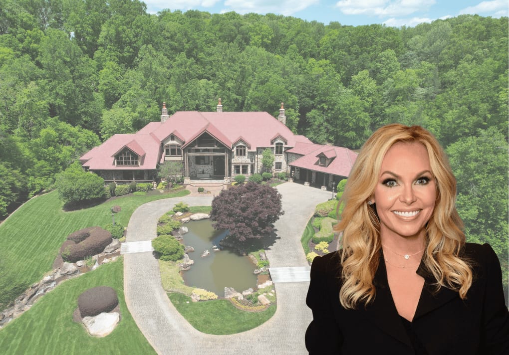 lori lane in front of the highest residential real estate sale in georgia in 2023