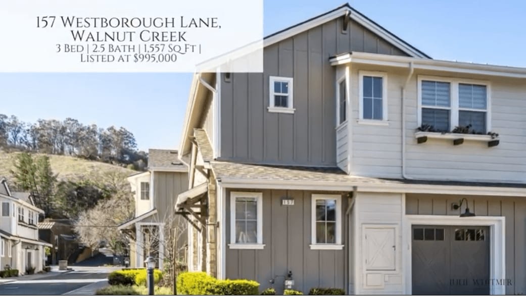 157 Westborough Lane, Walnut Creek - Listed at $995,000