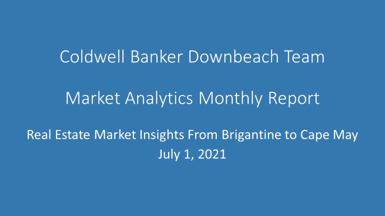 Real Estate Market Analytics Monthly July 1 2021
