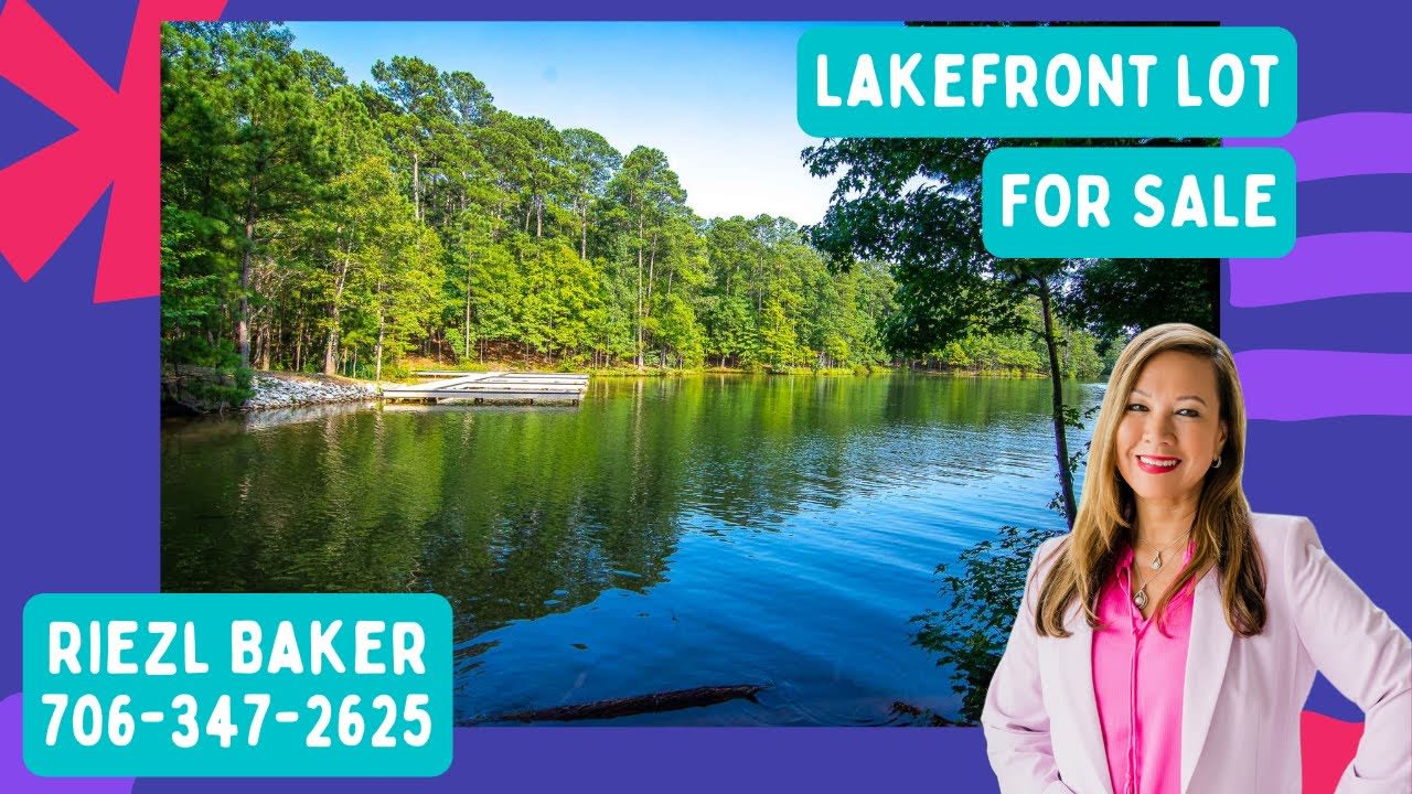 Luxury Lake Oconee & Riezl Baker Present: 1040 Sunrise Court, Homesite on Lake Oconee