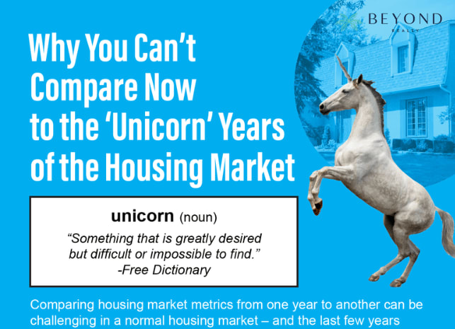 Why You Can’t Compare Now to the ‘Unicorn’ Years of the Housing Market [INFOGRAPHIC]