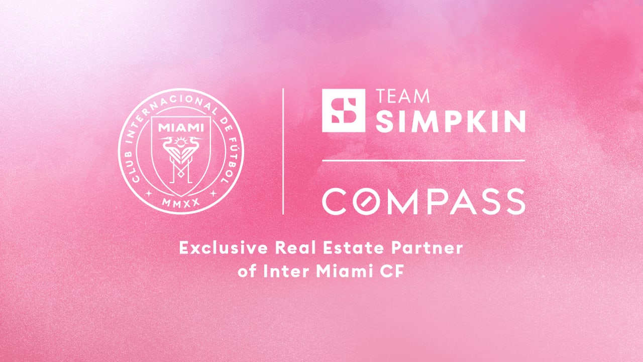 INTER MIAMI CF ADDS TEAM SIMPKIN OF COMPASS AS OFFICIAL REAL ESTATE PARTNER