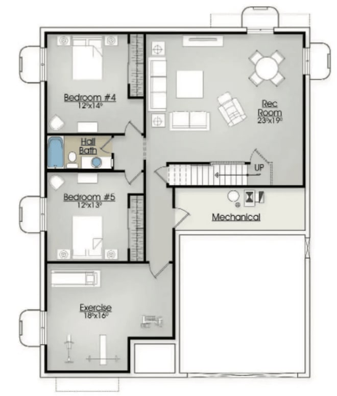 The Cutler (3 Bedrooms on main floor)