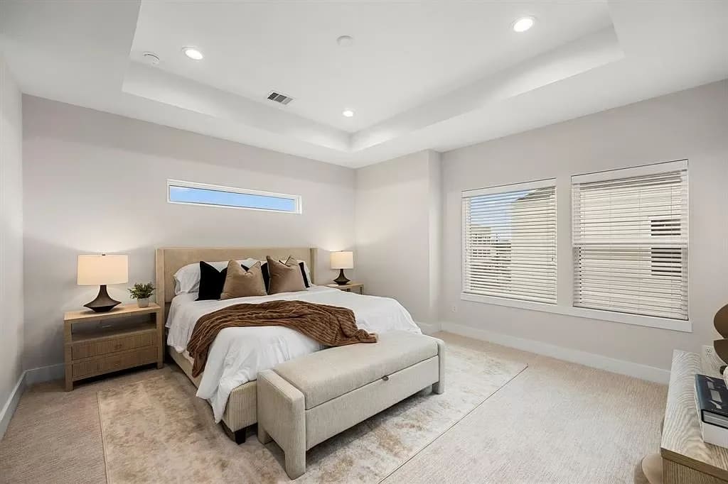 master bedroom in an Eastwood Estates home