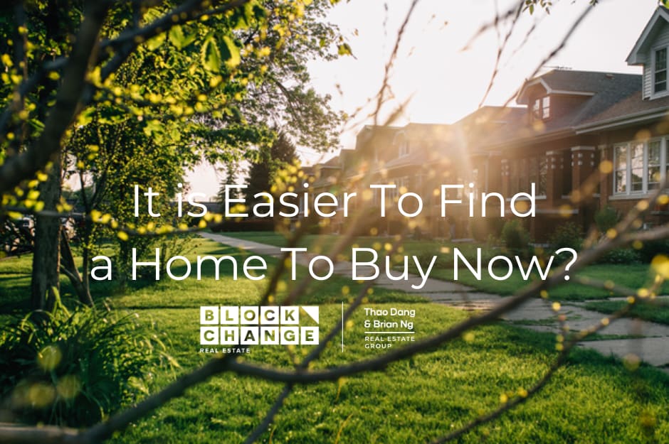 Is It Easier To Find a Home To Buy Now?