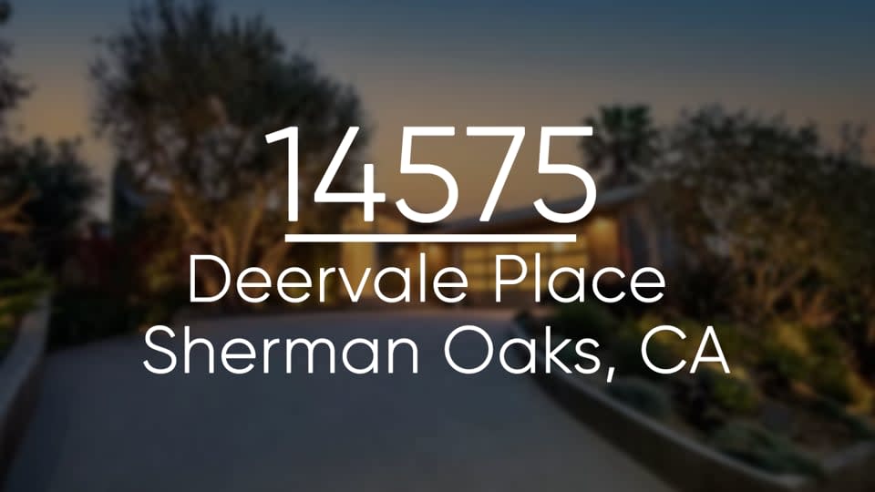 14575 Deervale Place Sherman Oaks