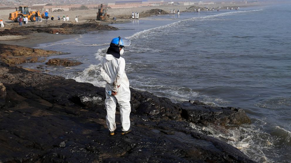 Waves from eruption in Tonga cause oil spill in Peru