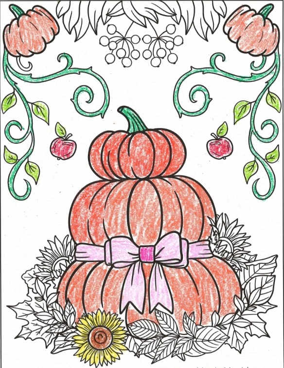 Meet Scarlett Lopez, Our Pumpkin Patch Coloring Contest Champion!