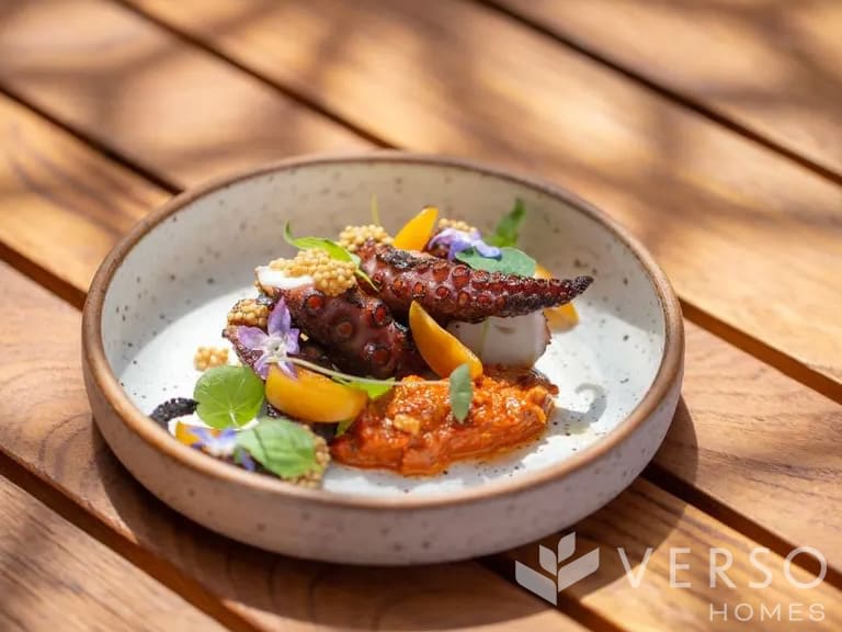 Plated dish at Mayfield