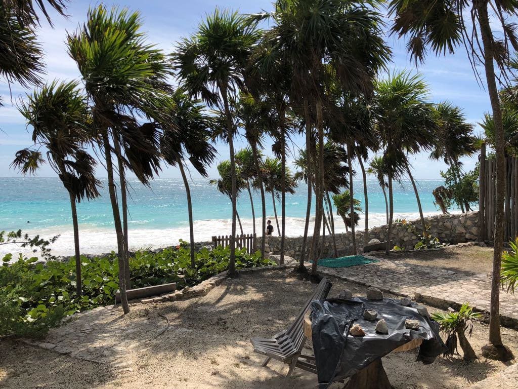 BEACHFRONT LOT IN THE HOTEL AREA OF TULUM