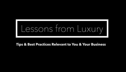 Lessons from Luxury