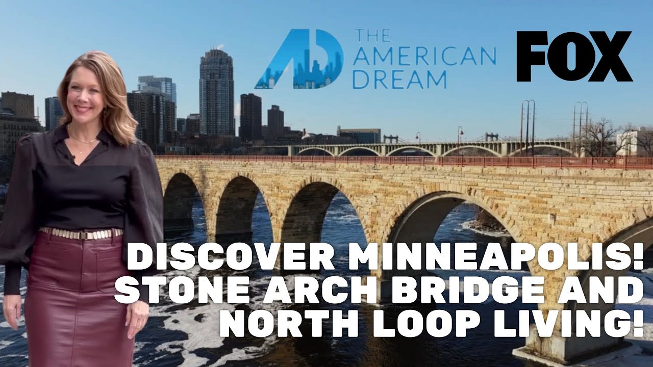 A poster with Cari Ann Carter for The American Dream: Discover Minneapolis.