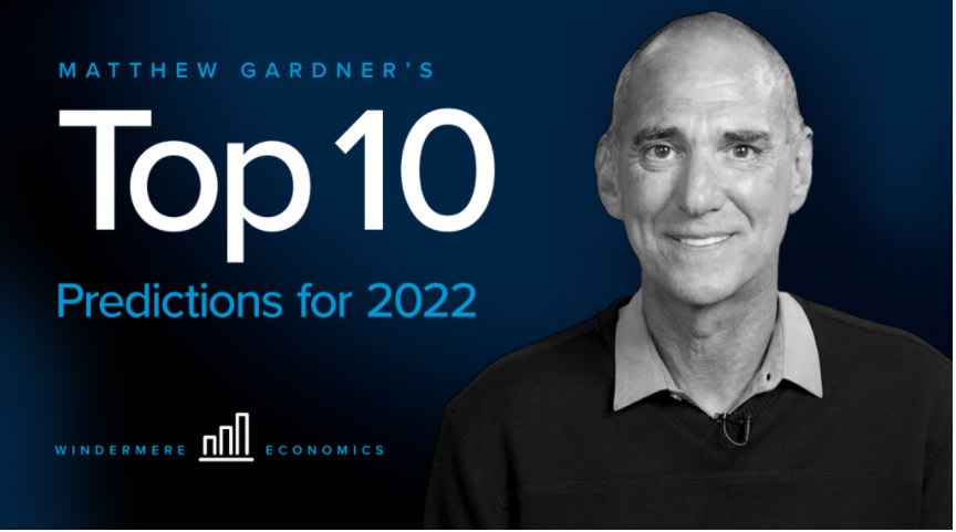 Matthew Gardner's Top 10 Predictions for 2022