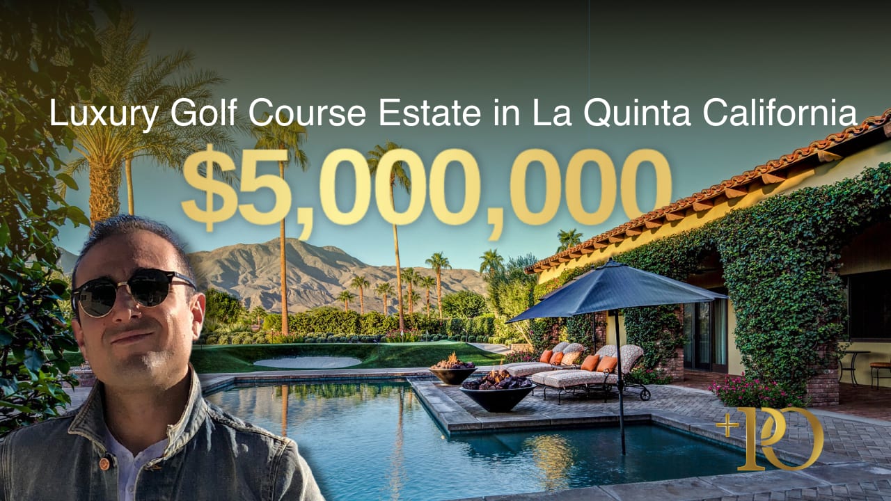 $5,000,000 Luxury Golf Course Estate in La Quinta California USA